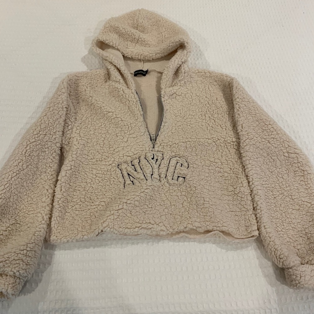 Cropped NYC Borg Hoodie